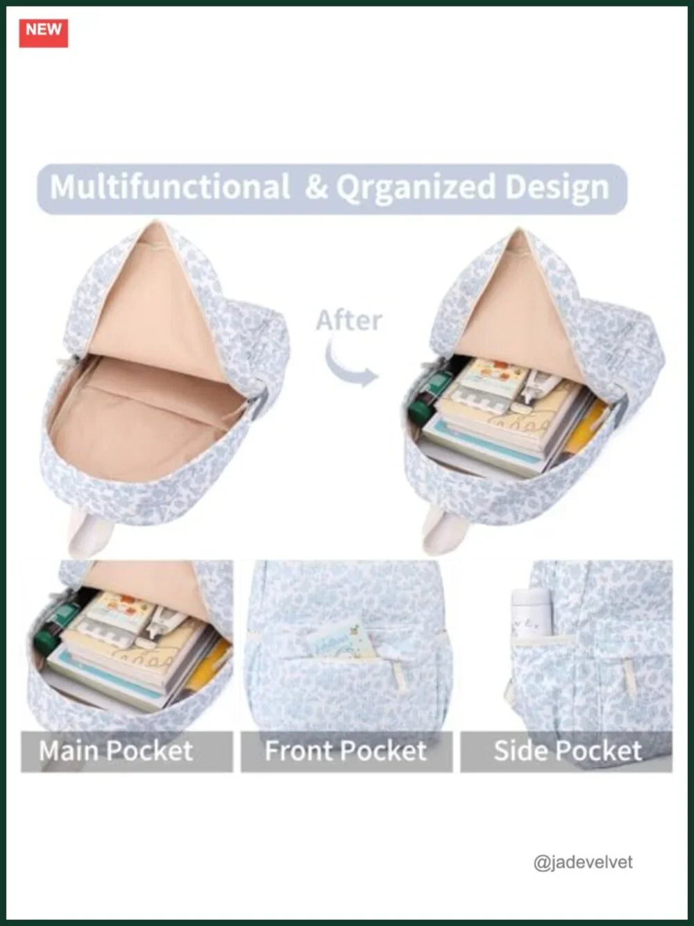 Corduroy Kids Backpack Set with Lunch Bag and Pencil Case, Elementary School